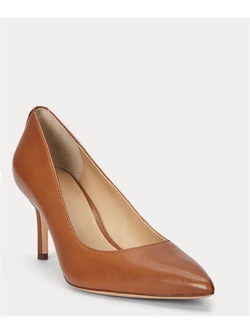 Décolleté Lanette in cuoio nappa LAUREN RALPH LAUREN | LANETTE-PUMPS-CLOSED TOE.LAUREN TAN